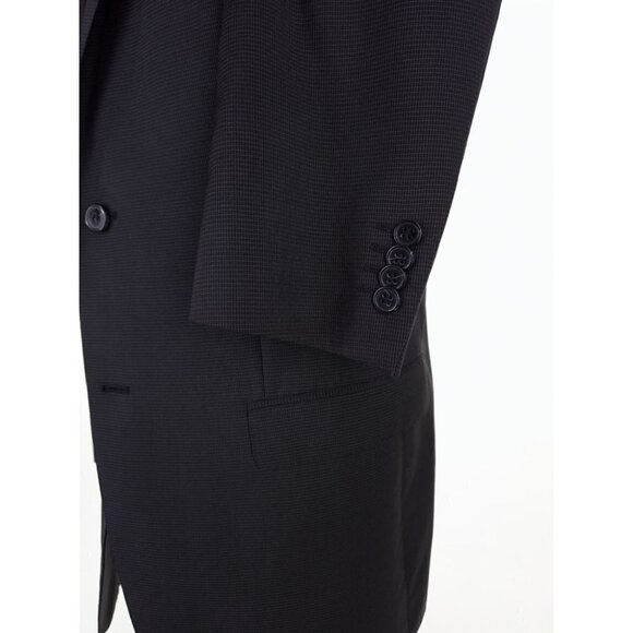 Z ZEGNA 52L 42 Long City Blazer in Black Check - Picture 4 of 12